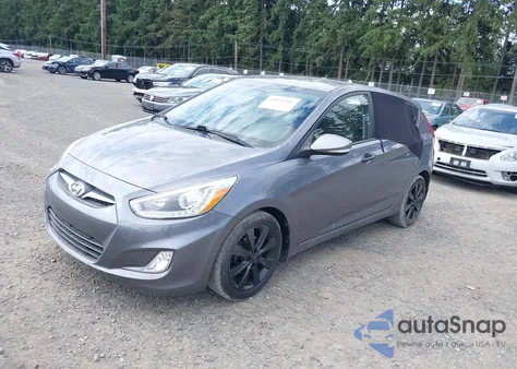 2014 Hyundai Accent Se из США, поврежденный, VIN KMHCU5AE0EU151926